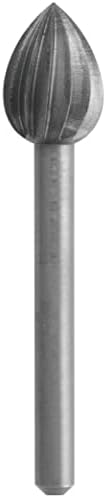 DREMEL 124 כלי סיבוב אביזר גילוף ביט- מושלם לעץ, פלסטיק ומתכות רכות, אפור