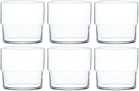 , כוס זכוכית טויו סאסאקי, פינו, בטוח למדיח כלים, תוצרת יפן, 10.2 אונקיות, סט של 6 ב-21127 יחידות