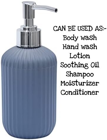 שמפו ומזגן של האריסטאר - שמפו ומזגן ניתן למילוי מחדש עם משאבת נירוסטה - סט מתקן שטיפת גוף - לכיור אמבטיה