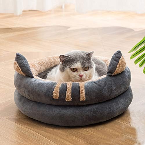 מיטת חתול ווטוניה מיטת כלב מיטת רחיצה חתול בצורת פרח חורף מיטת קטיפה חמה מיטה רכה מיטת מחמד