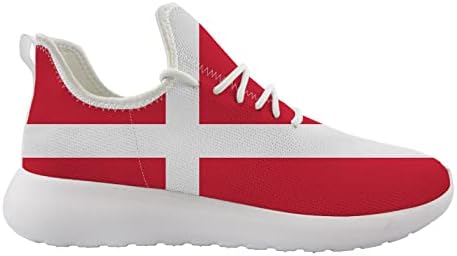 Owaheson Denmark Flag's Sports Sports Tennis Tennis נושם נעליים קלות נעליים קלות.