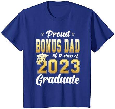 גאה בונוס אבא של כיתה של 2023 בוגר בכיר חולצה