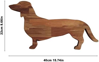 כלב בצורת חיתוך לוח כלב ארוחת ערב צלחת חמוד משפחה מסיבת נוח מזון מגש 40 סמ