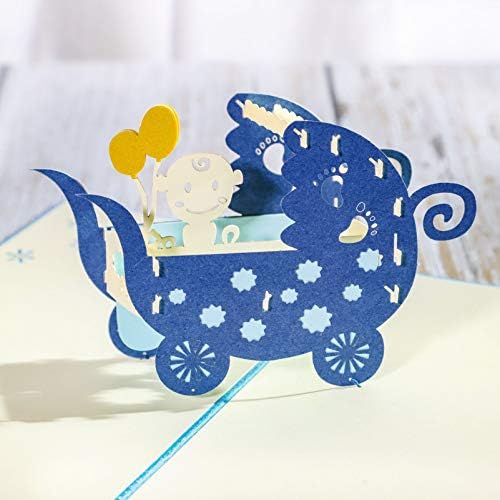 עגלת קיסאנג ' ל 3 סטריאו צורת תינוק כרטיסי ברכה תינוק מקלחת תינוקת יילוד