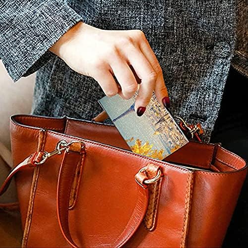 פריז כרטיס ביקור מחזיק עבור נשים גברים כרטיס ביקור מחזיק מקרה עם עור אישי כרטיס ביקור כרטיס אשראי