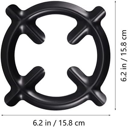 Tofficu Wok מבער 3 יחידות טבעת גז טריבט גז ברזל יצוק ווק טבעת מחזיק סיר עגול טווח גז טווח גז מגרש