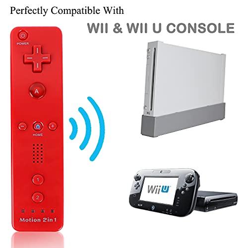 מרחוק Wii עם תנועה פלוס ובקר נונצ'וק התואם ל- Wii ו- Wii U