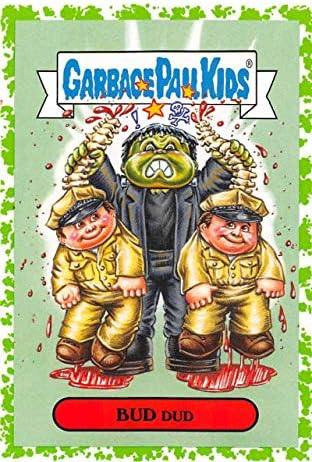 2018 Topps Farbage Pail Kids Oh Oh The Horror-Ell-Ill Classic Monster B Puke 11b Bud Dud x כרטיס