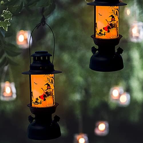 יצירתי אורות נר נייד סימולציה קישוט ליל כל הקדושים אורות בית תפאורה בני קעקועים זמני לילדים