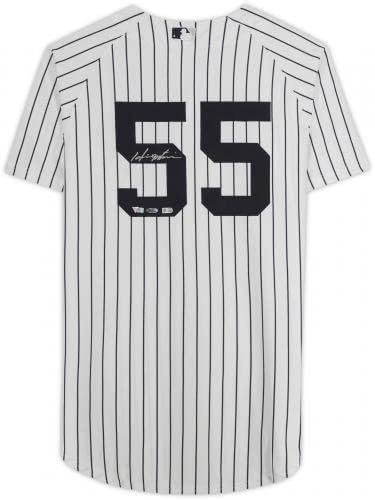 ממוסגר Hideki Matsui New York Yankees חתימה ביתי - ספורט שטיינר - גופיות MLB עם חתימה
