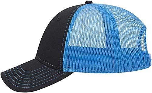 אפר פין 6 לוח פרופיל נמוך ניגודיות אנכית כובע Snapback Back
