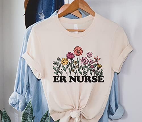 היפי פרח בר חירום חדר אחות חולצה אה אחות חולצת טי חירום הערכה מתנה עבור אחות