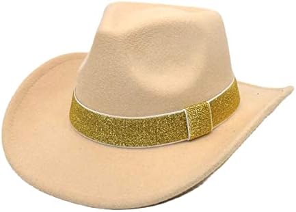 גברים ונשים סיטונאיות כובעי פדורה צמר לנשים כובע עיצוב עם שוליים וגודל כובע כובע מערבי להקות לגברים