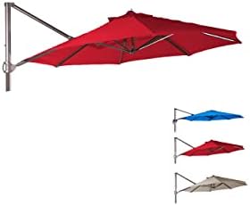 Formosa מכסה חופה מטרייה להחלפה בגודל 11ft נתמכת בשוק שלוחה בשוק חיצוני גוון פטיו באדום
