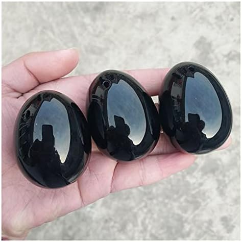 Bangong טבעי שחור שחור גביש קריסטל אבן כדור אבן