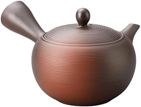 קומקום יפני Kyusu Tokoname Youhen Clay Teapot 11.8 אונקיות נוזליות fusen L161