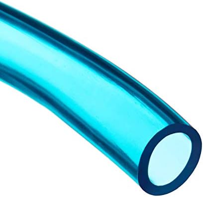 Hydromaxx® גמיש ללא רעיל BPA חינם צינורות ויניל צבעוניים שקופים - כחול - 1 מזהה x 1 1/4 OD x 100 רגל