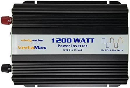 Vertamax שונה 1200 וואט 12V 12 וולט כוח מהפך DC לרכב AC, סולארי, קרוואנים, מכונית, סירה