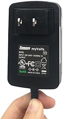 Myvolts 9V מתאם אספקת חשמל תואם/החלפה למסגרת Philips SPF1007 - התקע האמריקני