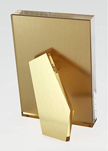 Tizo 8 x 10 אקרילי מסגרת תמונה צלולה, גיבוי זהב, מיוצר באיטליה