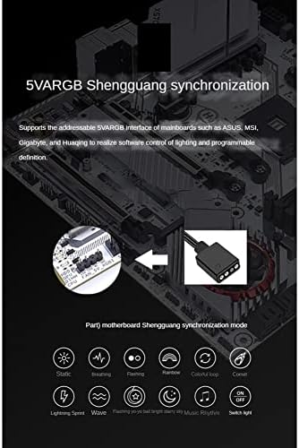 Spacesea 5V Argb Sync Computer 2280 SSD M2 Radiator PC RGB M.2 NVME קירור קירור קירור מצב מוצק