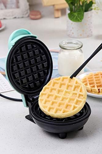 Hovico Mini Electric Waffles Maker Maker Bubble Beg Cake תנור ארוחת בוקר מכונת וופל, צלחות פרמיום ללא מקל
