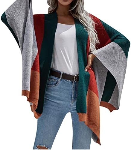 תלבושת קרדיגן סרוגה סרוגה לילדה נוער סוללת חורף סוודר סוודר בלוק בלוק עוטף תלבושת נשים x6