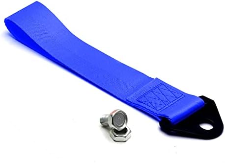ijdmtoy ספורט ספורט מראה כחול בהיר סגנון מירוץ סגנון ניילון גרירה