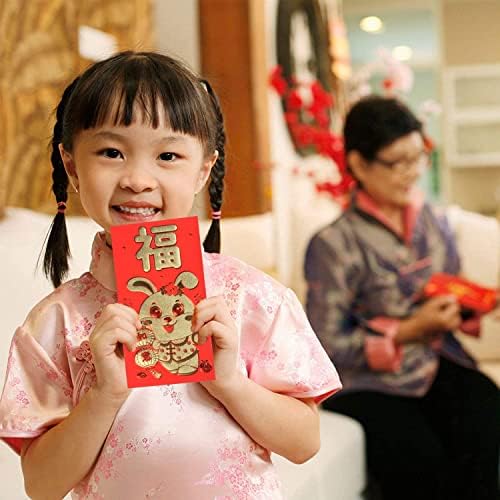 30 חתיכות סיני חדש שנה אדום מעטפות, שנה של ארנב גדול סיני הונגבאו שנה של 2023 אדום מנות מזל כסף מעטפות