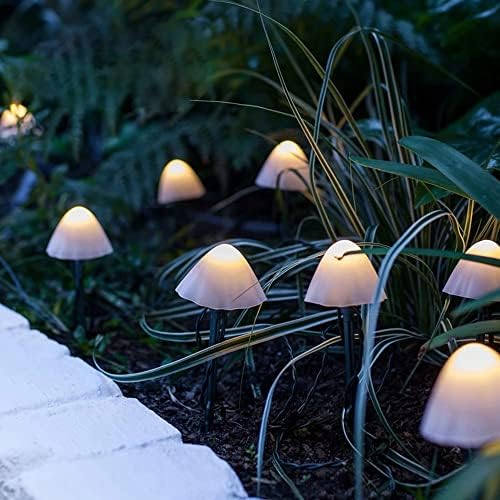 N/A LED סולארי אור מיתר מיתר גינה קישוט חיצוני אורות פטריות אטומים למים עיצוב גרלנד גן