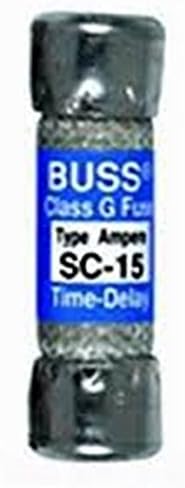 10/Pack Bussmann Fates SC-15 15A עיכוב זמן עגלת נתיך SC15
