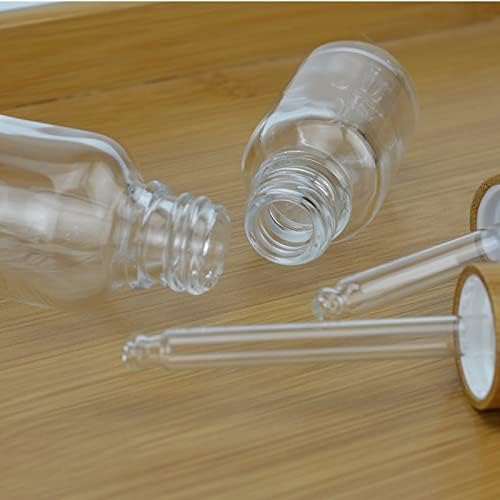 זכוכית טפטפת בקבוקי עם כובע ברור חיוני שמן בקבוקי בושם ארומתרפיה בקבוקונים