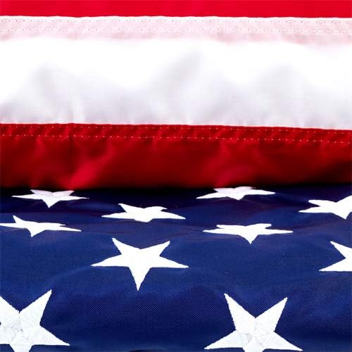 דגלי אמריקה עבור מחוץ 4 על 6 מוסמך תוצרת ארה 'ב ניילון חיצוני דגל ארה' ב עם שמש מוגן צבעים