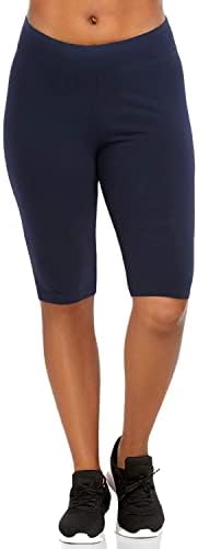 מכנסי אופני נשים פופולריים בתוספת גודל - מכנסי אופנוען כותנה. ברמודה מכנסיים קצרים ארוכים לנשים. מכנסי כושר,
