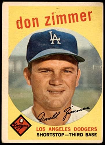 1959 Topps 287 דון צימר לוס אנג'לס דודג'רס VG Dodgers