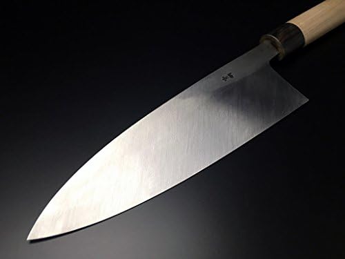 סכין השף היפני Aritsugu Deba מטבח פלדה כחולה 210 ממ 8.26 SAYA