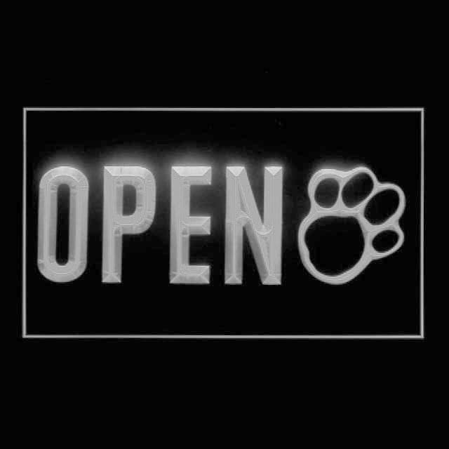 210225 פתוח לחיות מחמד חנות כלב חתול טיפוח סלון דקור תצוגת הוביל אור ניאון סימן