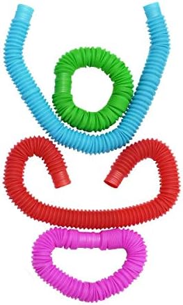 פופ צינורות רב צבעוניים צעצועים חושיים לילדים פעוטות לומדים צעצועים - 4 חבילה