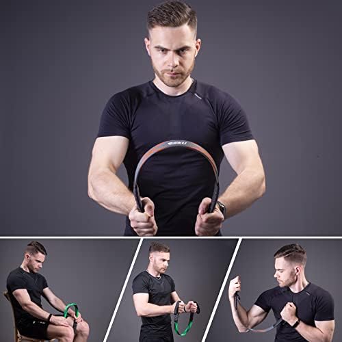 Geku Fit Power Bar Twister - מתאמן גוף פיברגלס משודרג לחזה, זרועות, רגליים ואימון אימוני כוח פלג גוף עליון
