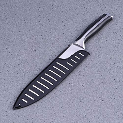 בסטונזון 6 יחידות סכין קצה משמרות - שחור פלסטיק מטבח סכין להב מגן כיסוי עבור 8 סנטימטרים סכין