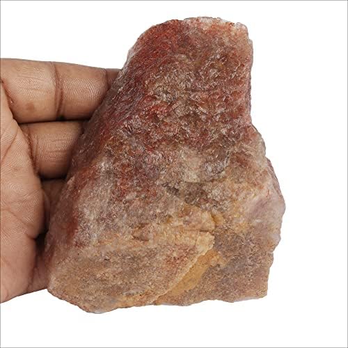 Gemhub טבעי גולמי גולמי ורוד מחוספס 1245.55 סמק. אבן חן ענקית, קריסטל מחוספס לקישוט פנים וחוץ