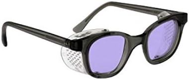 משקפי פלאר נתרן פוליקרבונט משקפיים עובדים - מסגרת בטיחות עם מגני צד קבועים