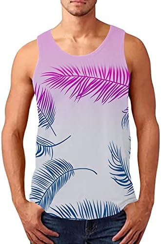BMISEGM חולצות אימון קיץ לגברים בגברים קיץ טנק אופנה גופית מזדמנים ספורט רופף חוף הים חוף הים