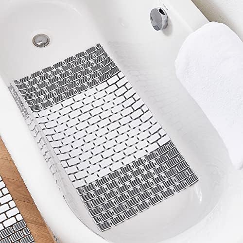 מחצלת מקלחת של ינזיפלי מחצלת מחצלת ללא החלקה, מחצלת מקלחת בגודל 16x28.5 אינץ