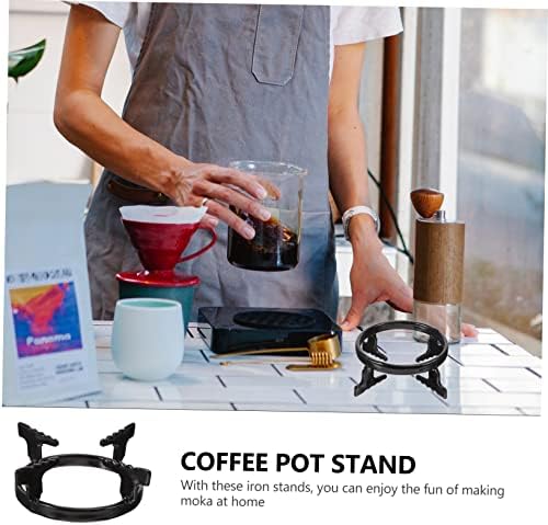 באנגו 1 PC סיר כלוב כלוב גז תנור אביזרים מתכת סיר קפה קפה ווק צורב ברזל כיריים טריבט ווק טבעת ווק מתלה