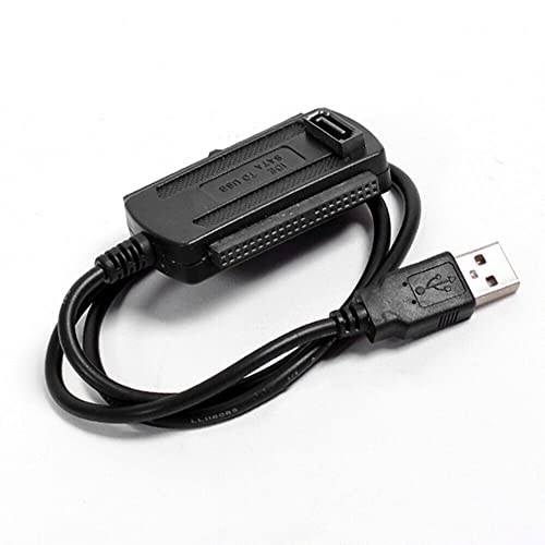 Linalife Sata Pata Ide Drive לכבל ממיר מתאם USB 2.0 לדיסק כונן קשיח HDD 2.5 3.5 עם מתאם חשמל חיצוני AC