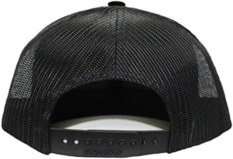 סגנון פסיון 1 רקמה רקמה ריצ'רדסון מובנית רשת קדמית אחורית כובע הת'ר אפור/שחור