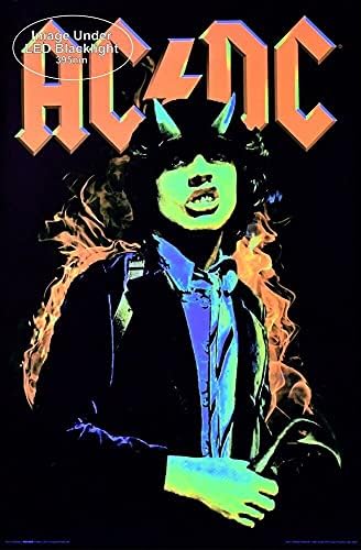 Studio B AC/DC Angus - פוסטר Blacklight לא נקלע 24 x 36