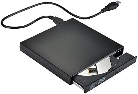 כונן תקליטורים חיצוני משודרג, נייד חיצוני כונן תקליטורים משולב מבער נגן סופר עבור מחשב נייד מחשב נייד מחשב
