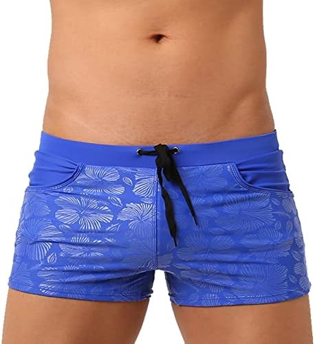 מכנסי גברים קצרים זכר קיץ מגניב ספורט מגניב מהיר בצבע יבש בלוק מתאים למכנסיים קצרים משולש אופנה סקסית